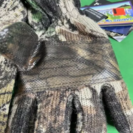 NOS, SWANY Camo Hunting Gloves , Bill Jordan's Advantage Timber RT400B, Medium