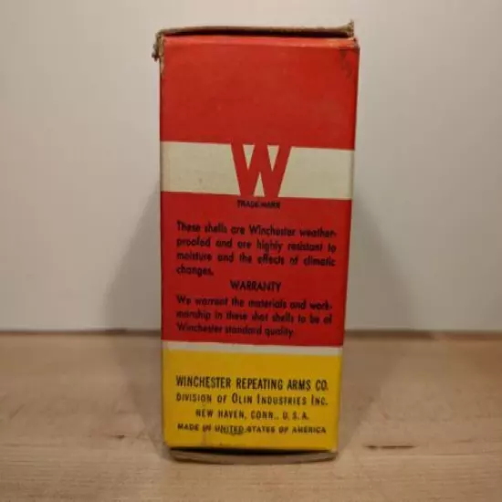 VINTAGE WINCHESTER Ranger Super Target Load 12 Ga Empty Shotshell Box Only