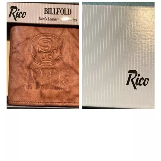 Rico Industries Embossed Leather Trifold Wallet