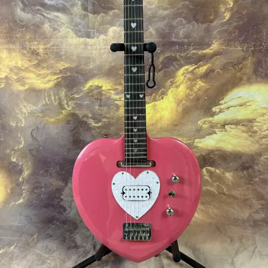 DAISY ROCK HEARTBREAKER Pink electric GUITAR basswood body fast shipping