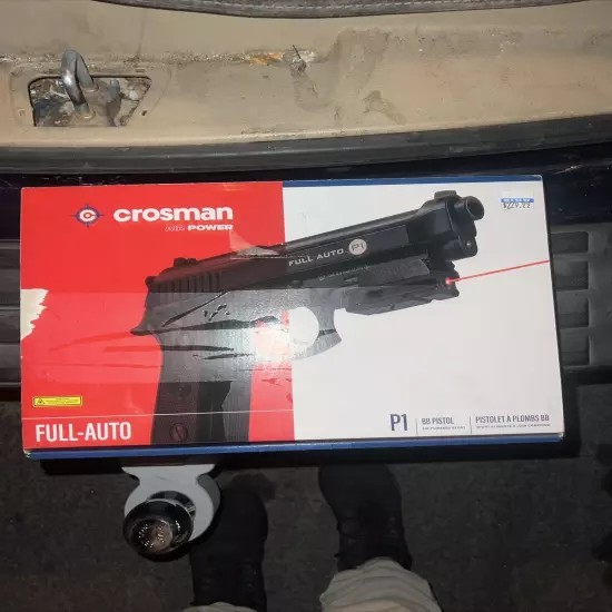 Crosman P1 Full Auto CO2 Air Pistol - Black (CFAMP1L)