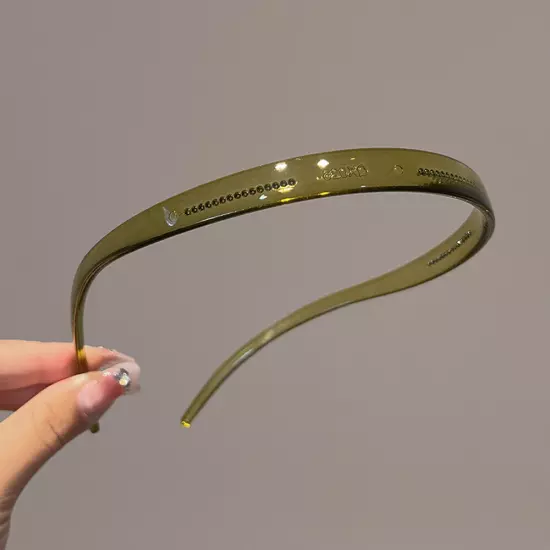 Sunglasses Shaped Headband Plastic Transparent Non-slip Hair Hoop Hair Tool