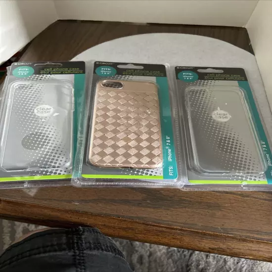 Lot of 3 iPhone Cases Fits IPhone 7 & 8