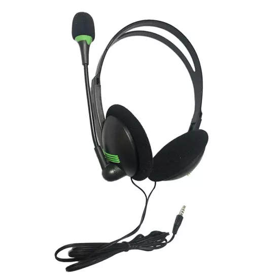 USB Headset with Microphone Computer Headphones for Laptop PC Call Center Work