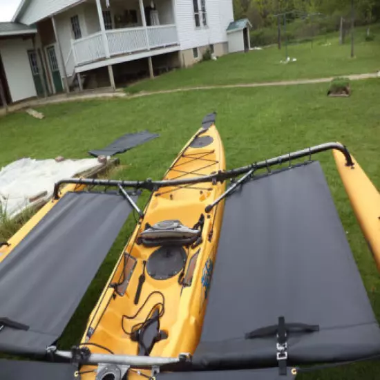  Hobie Adventure Tandem Trampoline & splash shield - Black 2015 & up 