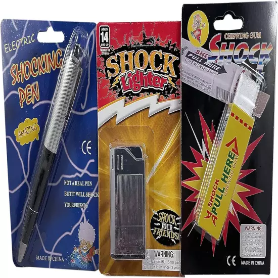 Shock Prank Special - Pen, Lighter, Gum Joke Gag