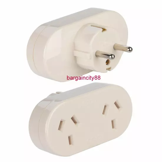 Travel Adapter Australia AU To Asia Bali Tahiti Noumea Middle East Europe Plug