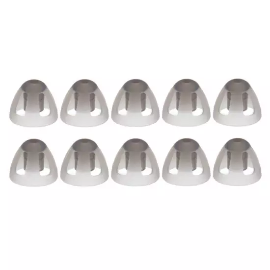 Premium Ear Tips 10 Pack Hearing Aids Replacement Soft Silicone Earbud Tips