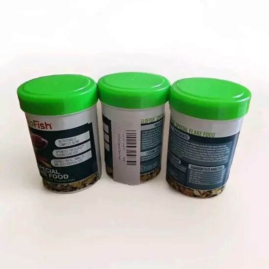 3 Pack GloFish Special Flake Fish Food For All Tropical Fish 