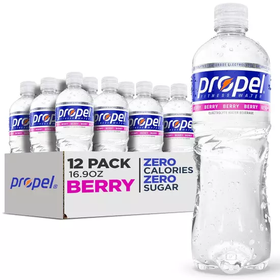 Propel, Grape, Zero Calorie Sports Drinking Water with Electrolytes and Vitamins