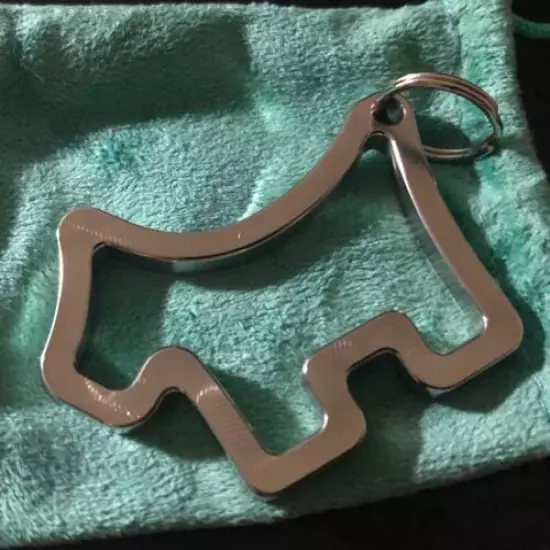 Scotty Cameron Milled Stainless Steel Scotty Dog Keychain! Rare from Gallery