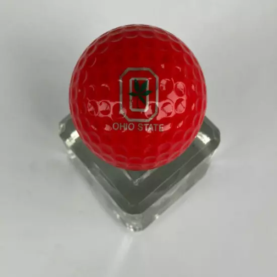 Vintage Ping Eye Ohio State Buckeyes Golf Ball Scarlet/Gray NOS