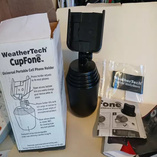 CupFone, Car Mount Adjustable Cup Holder , Weather Tech, WeatherTech