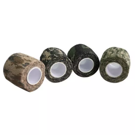 Self-adhesive Non-woven Camouflage WRAP RIFLE GUN Hunting Camo Stealth Tape-ac