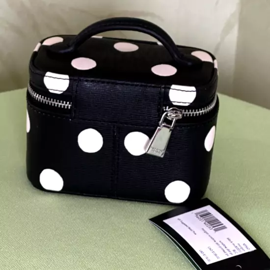 KATE SPADE MORGAN SUNSHINE DOT 3-PIECE TRAVEL SET:NWT COSMETIC,JEWELRY,PASSPORT