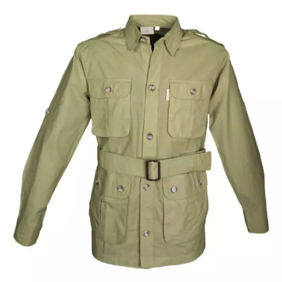 TAG SAFARI Mens Safari Khaki Jacket (MJ-083-P867-K)