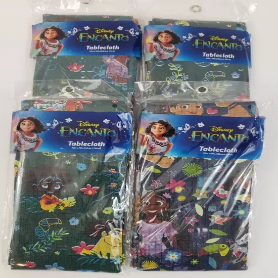 Disney Encanto Plastic Reusable Birthday Party Tablecloth Supplies Decor Lot 4