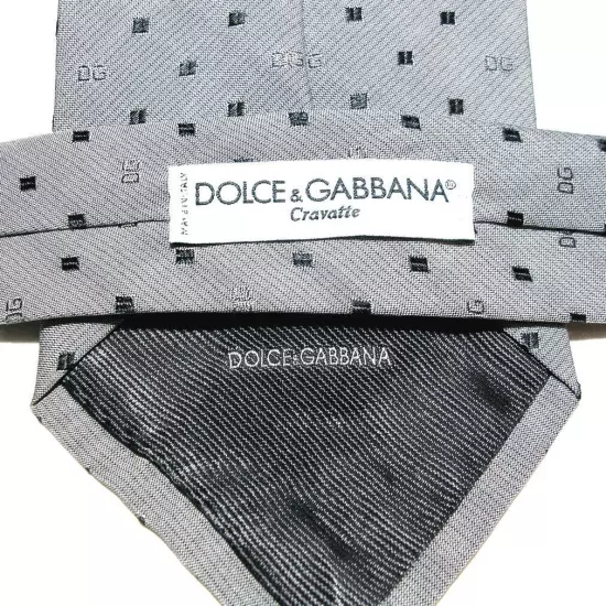 USED TIE CRAVATTA DOLCE & GABBANA D&G