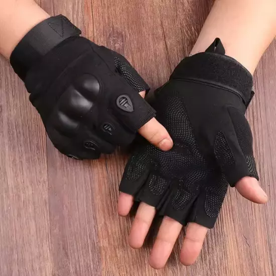 Fingerless Gloves Outdoor Motorcyclist Hunting Driving Hiking Shooting