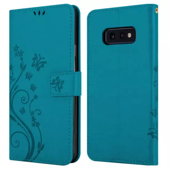 Case for Samsung Galaxy S10e Phone Cover Protection Flower Book Wallet