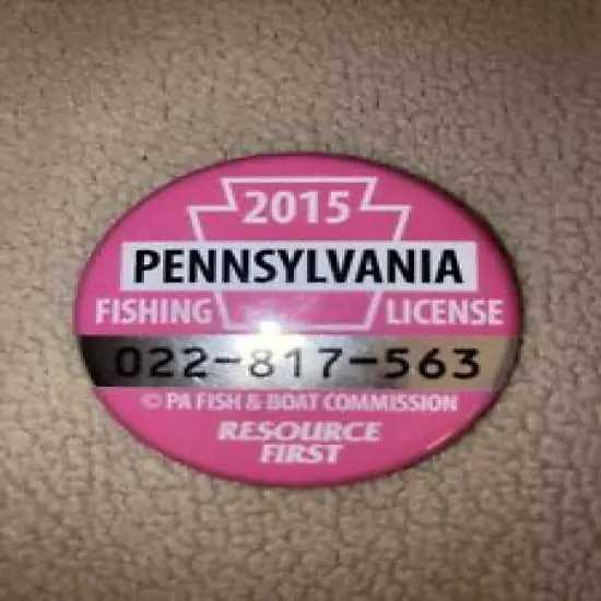 2015 Pennsylvania Fishing Button