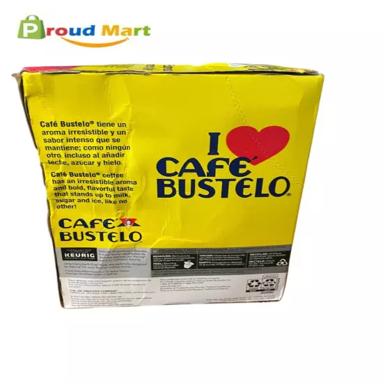 Lot of 2 Cafe Bustelo Espresso, Dark Roast Coffee, Keurig K-Cup Pods, 24 Count