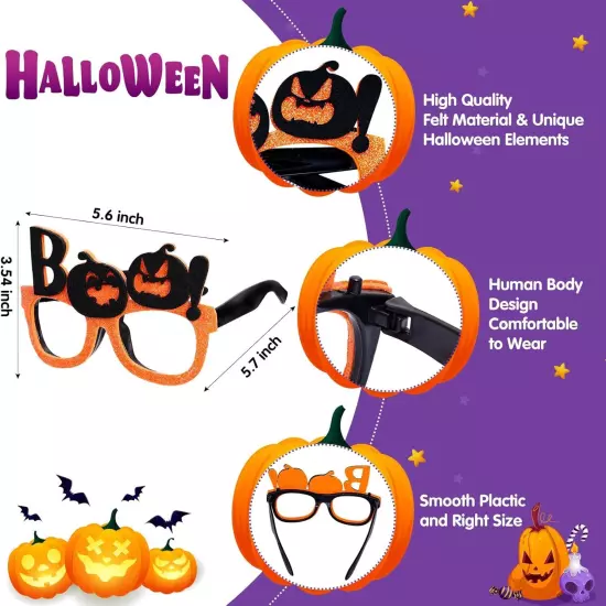 Garma 24 Pcs Halloween Glasses for Kids, Party Favors Plastic... 