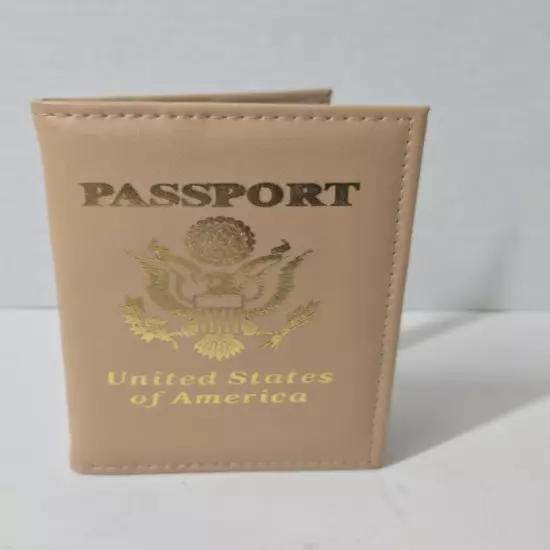 US Passport Holder Tan Clean