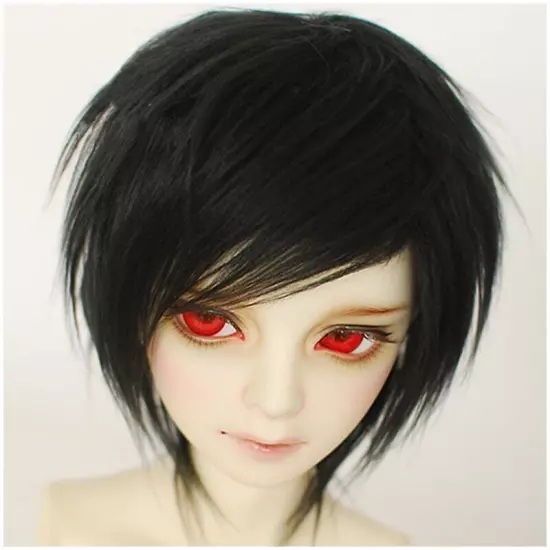 Handmade Toy 1/12 1/8 1/6 1/3 1/4 Doll Wig BJD/SD Doll Props Short Hair 1 Pcs