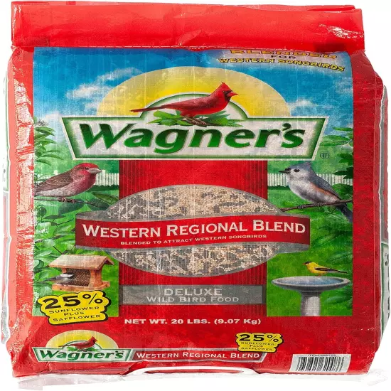 62008 Western Regional Blend Wild Bird Food, 20-Pound Bag