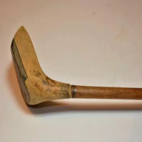 Ant William Yeoman Chicago Wood Shafted Socket Head Wood Driver Golf Club RARE!