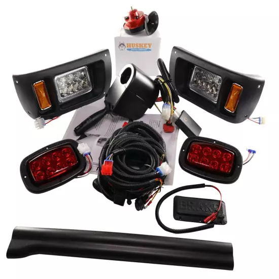 Club Car DS Deluxe LED Light Kit Street Legal Kit For 93-2013 DS W/ Factory Body