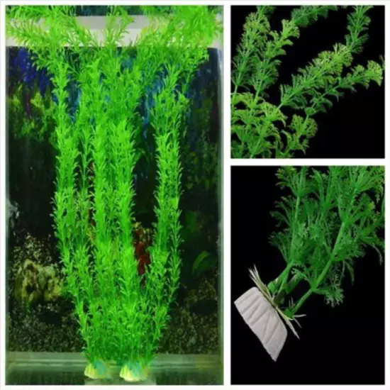 Green Aquarium Plants Water Grass Ornament Plant Fish Tank Plastic Decoration