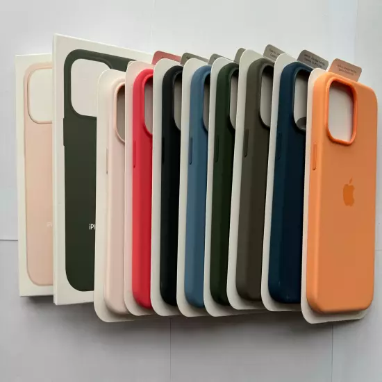 Cover with Magsafe New Silicone Case For Apple iPhone 15 14 13 12 Plus Pro Max 