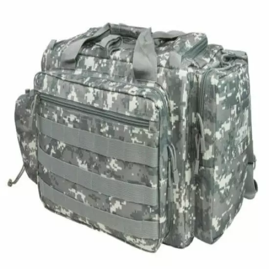 VISM Competition Range Bag Tactical Shooting Range Pistol Bag Hunting ACU DIGI