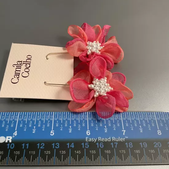 CAMILA COELHO FLOWER EARRINGS NWT