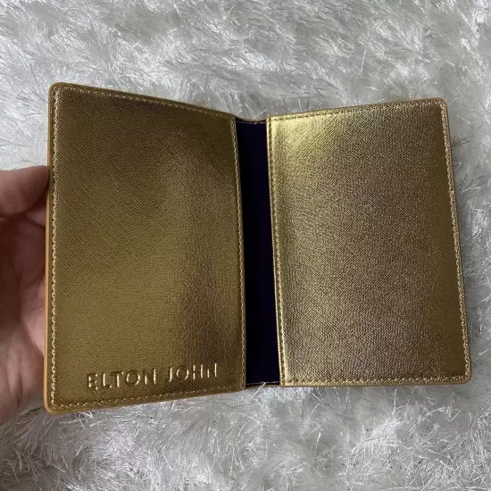 Elton John Gold Passport Holder 2019 Yellow Brick Road Farewell Tour Swag