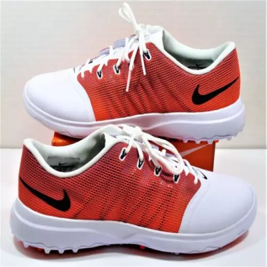 Nike Lunar Empress 2 Womens Golf Shoe White & Crimson Sz 10.5 NEW 819040 101