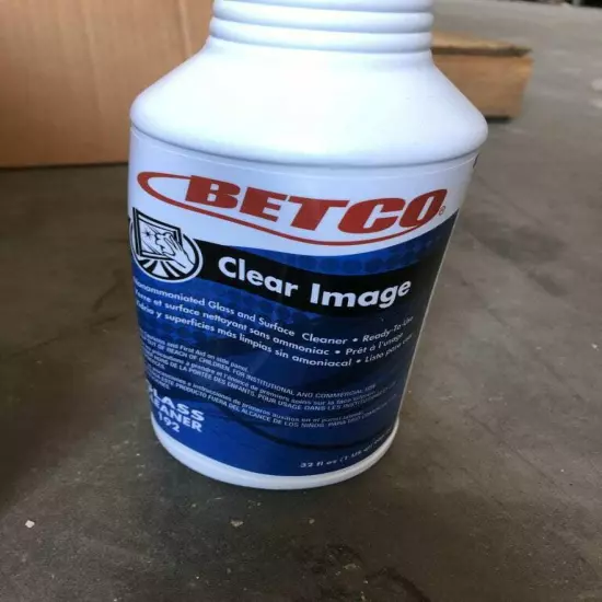 BETCO Clear Image 192 19212-00 Glass & Surface Cleaner ; 1qt -NIB of 12