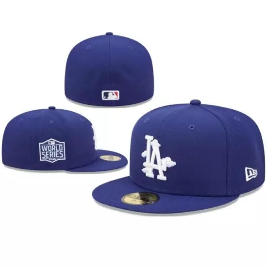 Los Angeles Dodgers Fitted Hat Cap 2024 MLB Fashion Baseball Cap Unisex