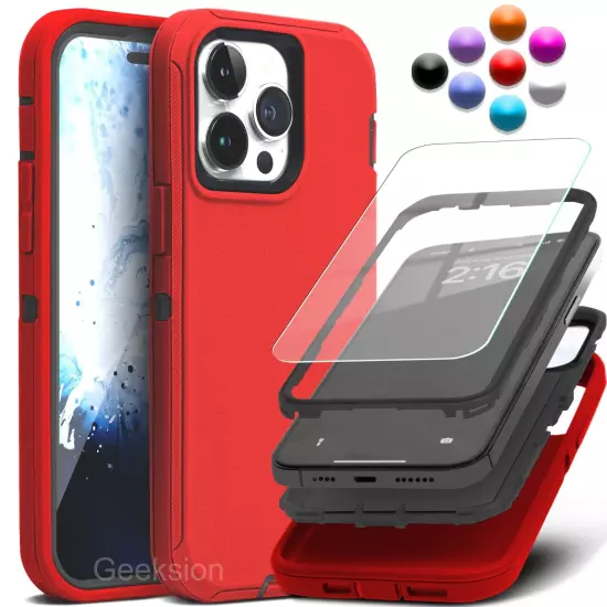 For iPhone 16 15 14 13 12 11 Pro Max XR X Max 8 7 Plus SE Shockproof Case Cover