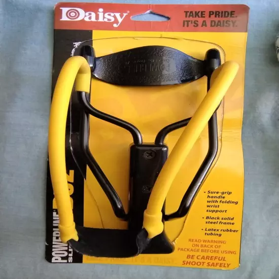 Daisy Powerline B52 Slingshot With Wrist Brace, Ammo, and Replacement Band