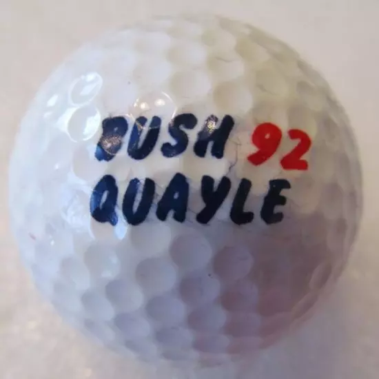 BUSH QUAYLE 92 PRESIDENTIAL GOLF BALL FROM THE REPUBLICAN CONVENTION-HOUSTON 