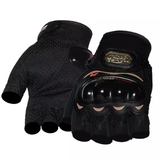 Motorcycle Half Finger Gloves Anti-fall Outdoor Sports Four Seasons Non-slip