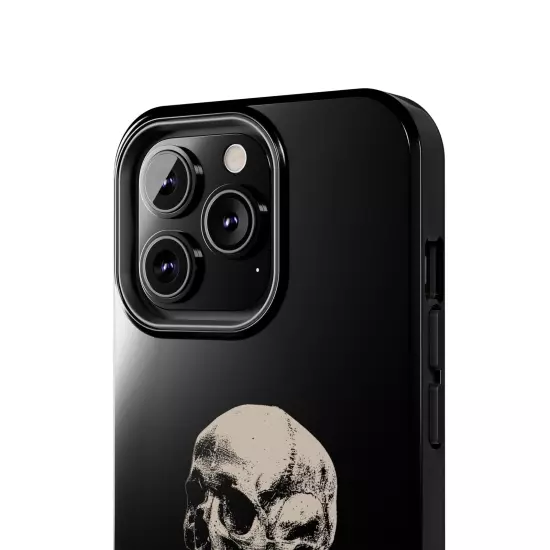 Dark Skeleton Skull Tough iPhone & Samsung Galaxy Cases Cover, Gift For Men