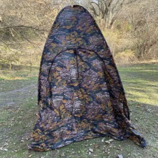 Yukon Tracks Hunting Pop-up Tent Camouflage Sets up in seconds