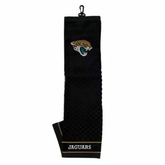 NFL Embroidered Tri-fold Towel - Jacksonville Jaguars Golf 