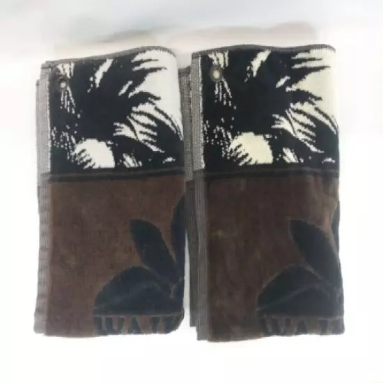 Wailokoa Hawaii Resort Golf Towel Brown Pinecrest Mills