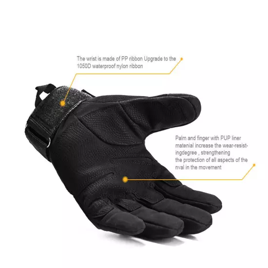 Men's Breathable Full Finger Outdoor Cycling Sport Work Military Tactical Gloves