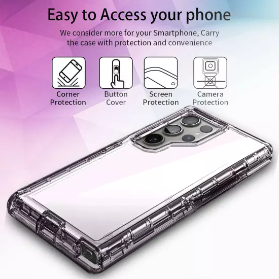 For Samsung Galaxy S23/S23+/S23 Ultra 5G Case Clear Phone Cover / Accessories